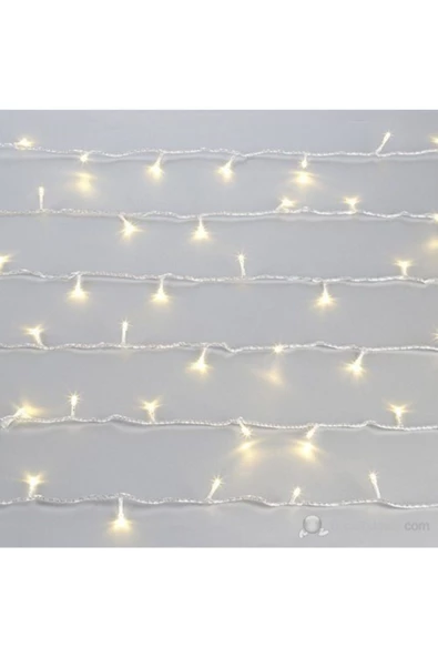 Pazariz 10 m Günışığı 100 Led Fişli Noel Parti Yılbaşı Ağaç Dekoratif Aydınlatma Lambası Animasyonlu Süsleme