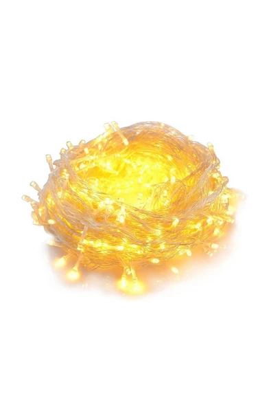 Pazariz 10m Günışığı 100 Led Fişli Noel Parti Yılbaşı Ağaç Dekoratif Aydınlatma Lambası Animasyonlu Süsleme ürün görseli 1