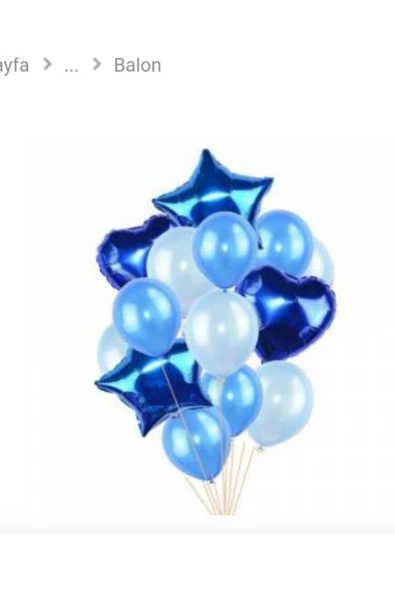 Pazariz Metalik Balon Folyo Balon Set Happy Birthday Balon Yazısı ürün görseli