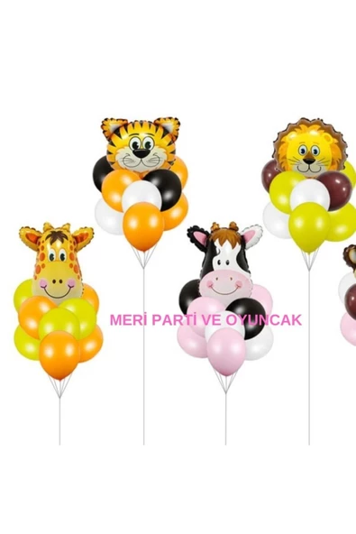 Pazariz Konsept Balon Set 4 Adet Folyo Balon 30 Adet Metalik Balon ürün görseli