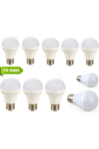 Pazariz 5w Enerji Tasarruflu Led Ampul (10 Adet) ürün görseli 1