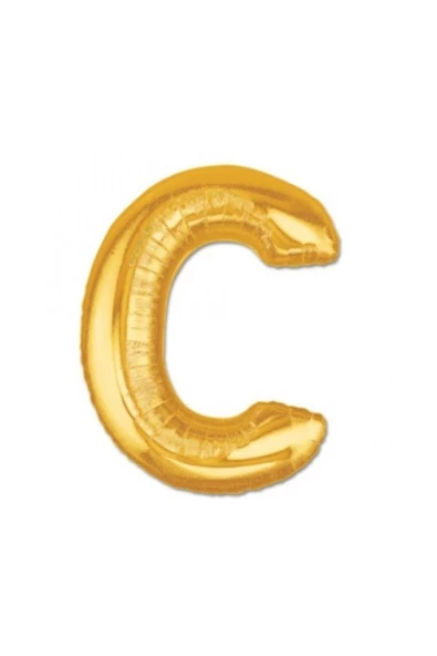 Pazariz Altın Sarısı Folyo Harf Balon 1 Metre ürün görseli