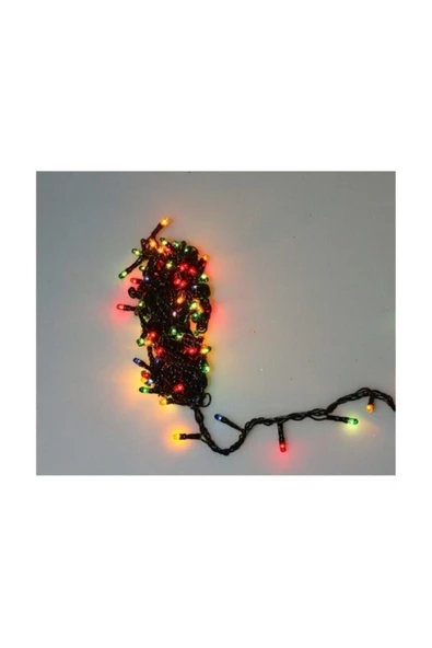 Pazariz 10mt Rgb 100 Led Fişli Noel Parti Yılbaşı Ağaç Dekoratif Aydınlatma Lambası Animasyonlu Süsleme