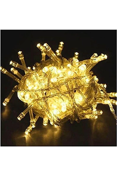 Pazariz 10mt Rgb 100 Led Fişli Noel Parti Yılbaşı Ağaç Dekoratif Aydınlatma Lambası Animasyonlu Süsleme