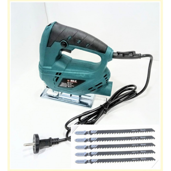 ÖZTÜRK BN 5 DEVİR AYARLI 600 W DEKUPAJ TESTERE 5 ADET UÇ HEDİYE - Resim 2