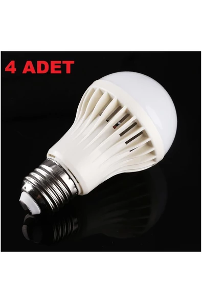 Pazariz 7w Enerji Tasarruflu Led Ampul ( 4 Pk ) - Resim 2
