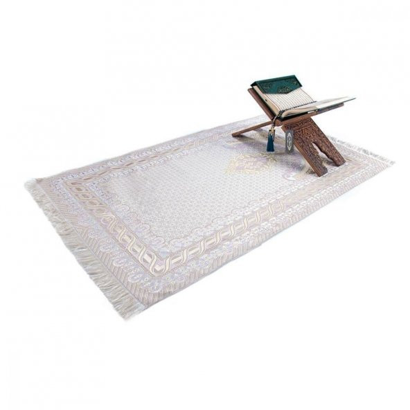 Hediyelik Seccade, İnci Tesbih Lila, Asetat Kutulu (20×8) Set - 3