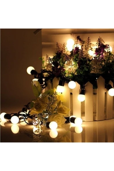 Pazariz 10mt Rgb 100 Led Fişli Noel Parti Yılbaşı Ağaç Dekoratif Aydınlatma Lambası Animasyonlu Süsleme ürün görseli 1