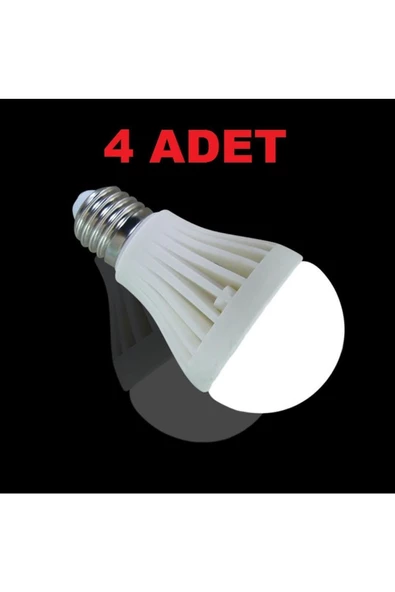 Pazariz 7w Enerji Tasarruflu Led Ampul ( 4 Pk ) ürün görseli 1