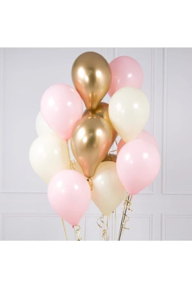 Pazariz Fırsat Ayı Pembe Bebek Balon Demeti