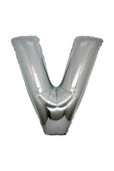 Pazariz Gümüş Rengi O Balon 1 Metre - Resim 2