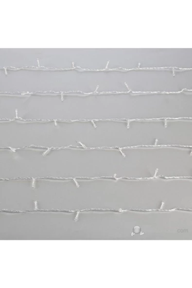 Pazariz 10mt Mavi 100 Led Fişli Noel Parti Yılbaşı Ağaç Dekoratif Aydınlatma Lambası Animasyonlu Süsleme - Resim 2