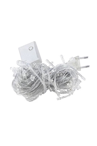 Pazariz 10mt Rgb 100 Led Fişli Noel Parti Yılbaşı Ağaç Dekoratif Aydınlatma Lambası Animasyonlu Süsleme - Resim 2