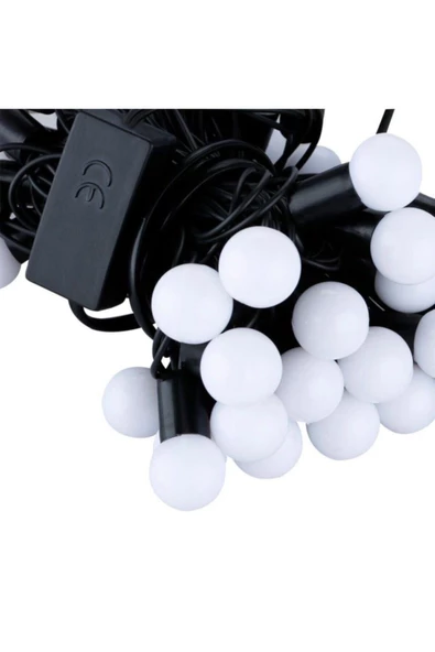 Pazariz 10 mt Rgb 100 Led Fişli Noel Parti Yılbaşı Ağaç Dekoratif Aydınlatma Lambası Animasyonlu Süsleme - Resim 3