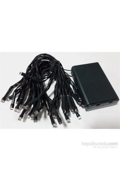 Pazariz 5mt Peri Günışığı 50 Led Pilli Noel Parti Yılbaşı Ağaç Dekor Aydınlatma Lamba Animasyonlu Süsleme ürün görseli 1