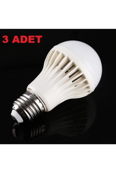 Pazariz 7w Enerji Tasarruflu Led Ampul ( 3 Adet ) - 3