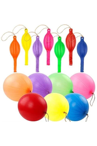 Pazariz 42 Adet Lateks Şişirilebilir Asılabilir Ele Geçmeli Punch Balon 716917 ürün görseli 1