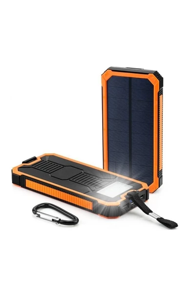 Pazariz Güneş Enerjili Solar Wirelles Powerbank 20.000 Mah Kamp Outdoor Hızlı Pd Type-c Çıkışlı - 2