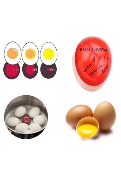 Pazariz Dublör Kıvamında Yumurta Zamanlayıcı Egg Timer Kahvaltılık Pişirme Süresi Ayarlama Aleti Makinesi - 2