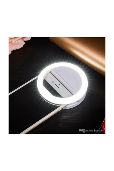 Pazariz Şarjlı Led Selfie Işığıı 3 Kademeli - Resim 2