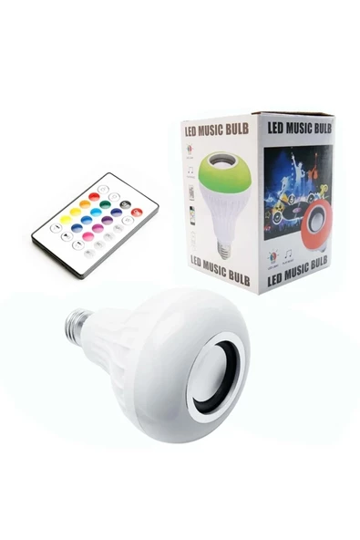 Pazariz Bluetooth Hoparlör Led Ampül Lamba - 2