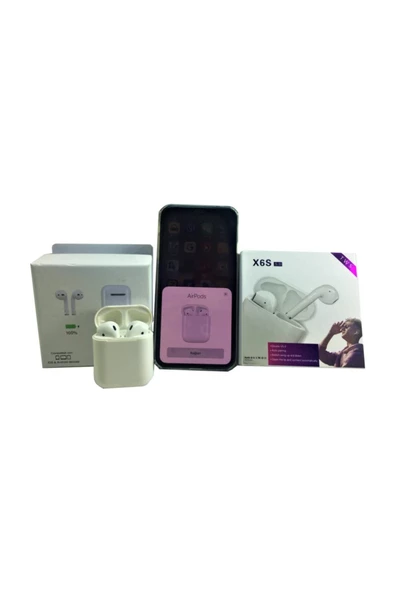 Pazariz X6s Tws 5.0 Bluetooth Kulaklık Kapak Açılınca Otomatik Eşleşme