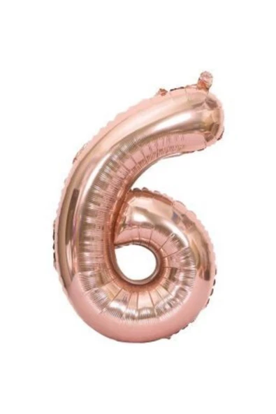 Pazariz 34'' 80 Cm Rose Gold Bronze Folyo Rakam Balon 6 ürün görseli 1
