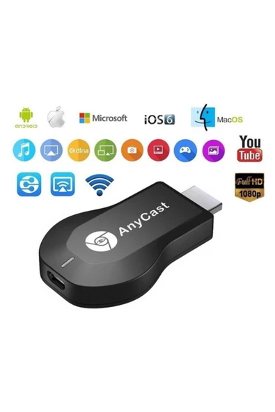 Pazariz Anycast M9 Plus Telefon Ve Televizyon Bağlantı Kurma Kiti - 2