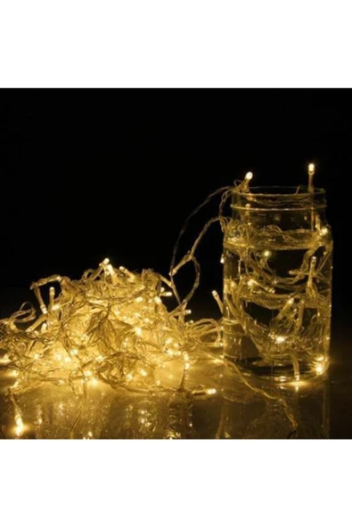 Pazariz 10 Metre 100 Ledli Dekoratif Günışığı Peri Led 8 Mod Yılbaşı Ağacı Süsü ( 220v ) - Resim 2