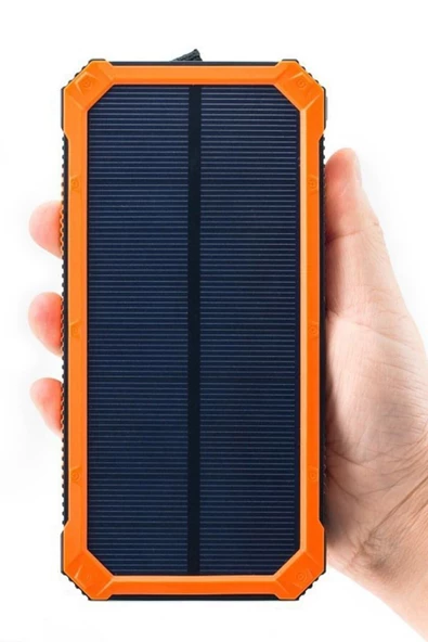 Pazariz Güneş Enerjili Solar Wirelles Powerbank 20.000 Mah Kamp Outdoor Hızlı Pd Type-c Çıkışlı - 3