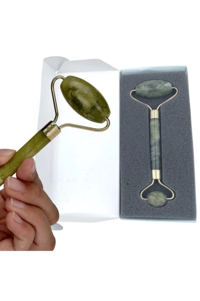 Pazariz Forever Usb’li Titreşimli Masaj Etkili yüz temizleme Bakım Cihazı ve Yeşim Taşı Seti ürün görseli 1