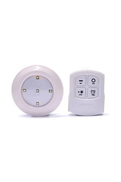 Pazariz Uzaktan Kumandalı Yapışkanlı Led Spot Lamba - Resim 2