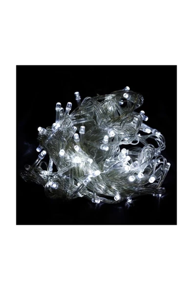 Pazariz Yılbaşı Işık Led Buz Beyaz 8 M ürün görseli 1