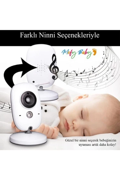 Pazariz Angeleye Ks-603 Ekranlı Bebek Kamerası Gece Görüşlü Wifi'li - 2