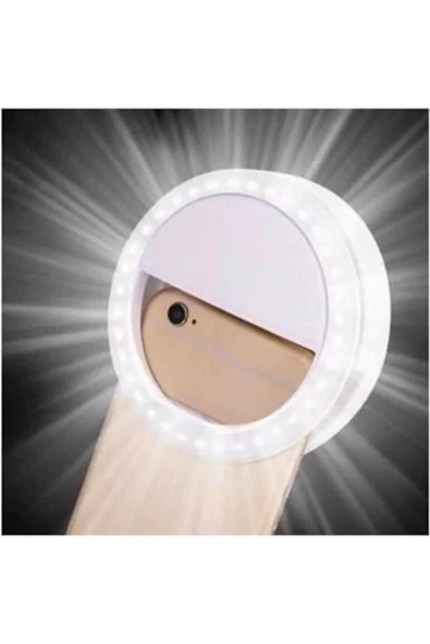 Pazariz Şarjlı Led Selfie Işığıı 3 Kademeli