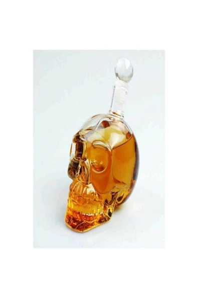 Pazariz Pazarız Kuru Kafa Tasarım Şişe Kristal Kesim 550 ml - 2