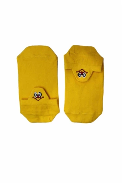 Pazariz Emojili Çorap Sarı 2 Li ürün görseli 1
