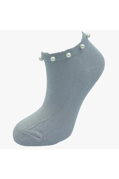 Pazariz Kadın Gri Patik Çorap ürün görseli 1