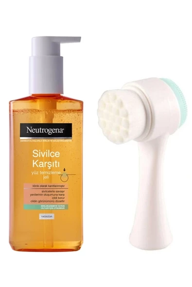 Pazariz Synee Çift Taraflı Yüz Temizleme Fırçası Sivilce Karşıtı Jel ürün görseli 1