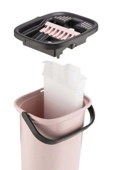 Pazariz Magic Flat Mop Yer Duvar Silme Microfiber Paspas Temizlik Seti + 10 Adet Bez - Resim 3