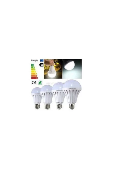 Pazariz 9 Watt Sarjlı Led Ampul E27 Model Beyaz Renk - Resim 2