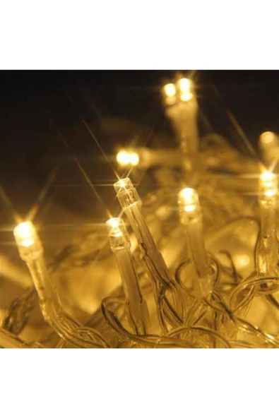 Pazariz 10 Metre 100 Ledli Dekoratif Günışığı Peri Led 8 Mod Yılbaşı Ağacı Süsü ( 220v ) - Resim 3