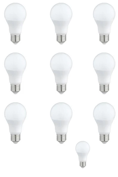 Pazariz Led Ampul 12 Watt Beyaz Işık Aydınlatma Lambası 10 Ad