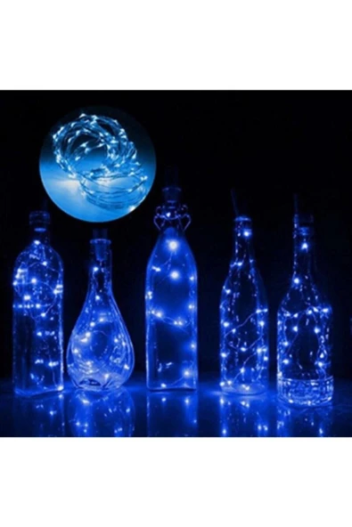 Pazariz 10 Metre Peri Led Çok Amaçlı Yılbaşı Parti Dekoratif Aydınlatma - Mavi ürün görseli 1