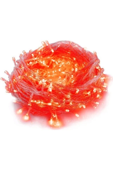 Pazariz Yılbaşı Led Işık Kırmızı 10 Metre ürün görseli 1