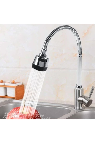 Pazariz Pazarız Oynar Başlıklı Su Tasarruflu Spiral Fonksiyonlu Musluk Başlığı ürün görseli 1