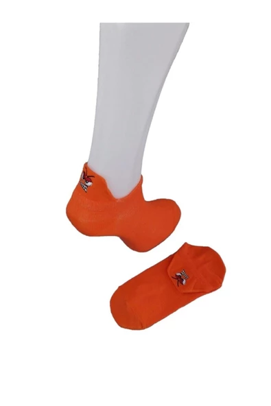 Pazariz Unisex Turuncu Emoji Çorap 4 Lü ürün görseli