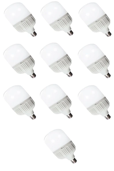 Pazariz Led Torch Ampul 30 Watt Beyaz Işık Aydınlatma Lambası 10 Ad