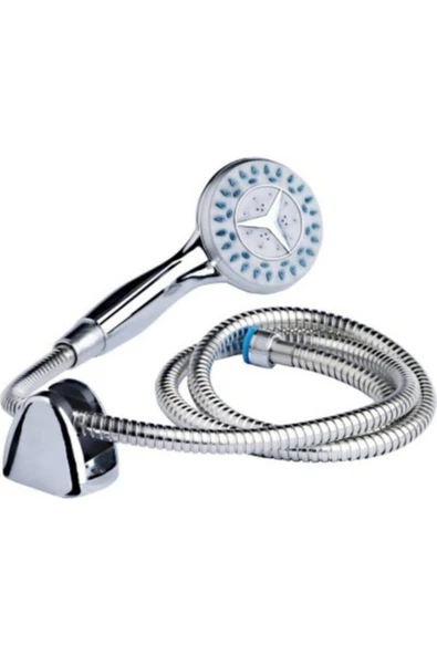 Pazariz Askılı Duş Seti Duş Takımı Duş Hortumu Duş Başlığı Mafsal ürün görseli 1