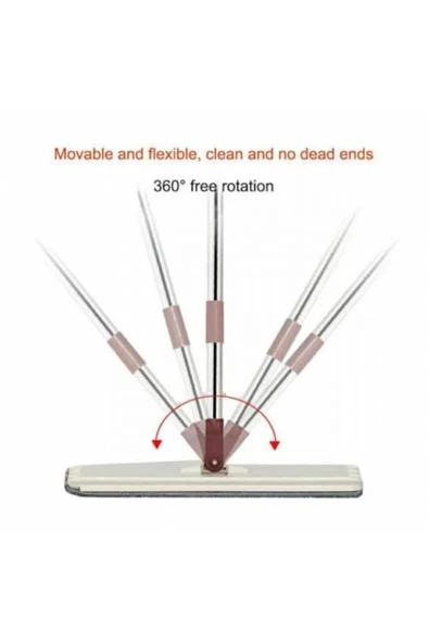 Pazariz Pazarız Yer Duvar Silme Microfiber Paspas Temizlik Seti - 3